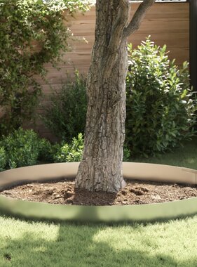 VidaXL Tuin Grasperkafwerking Zilver 450 x 25 cm Gegalvaniseerd staal