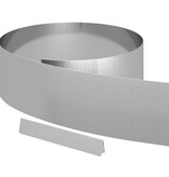 VidaXL Tuin Grasperkafwerking 4 pcs Zilver 450 x 20 cm