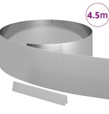 VidaXL Tuin Grasperkafwerking Zilver 450 x 20 cm Gegalvaniseerd staal