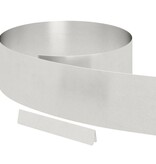 VidaXL Tuin Grasperkafwerking 4 pcs Zilver 450 x 20 cm Roestvrij staal