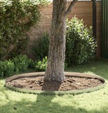 VidaXL Tuin Grasperkafwerking 4 pcs Zilver 450 x 15 cm