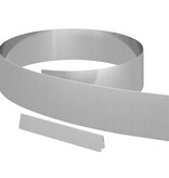 VidaXL Tuin Grasperkafwerking 4 pcs Zilver 450 x 15 cm