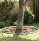 VidaXL Tuin Grasperkafwerking Zilver 450 x 15 cm Roestvrij staal