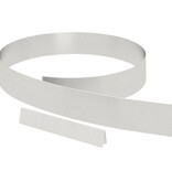 VidaXL Tuin Grasperkafwerking Zilver 450 x 10 cm Roestvrij staal