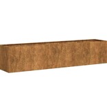VidaXL Plantenbak roestig 200x40x40 cm weervast staal