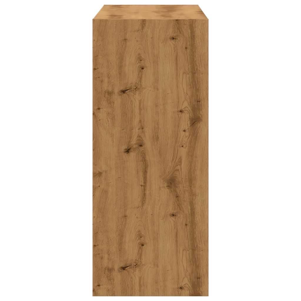 VidaXL Boekenkast/kamerscherm 80x30x72 cm artisanaal eikenkleur