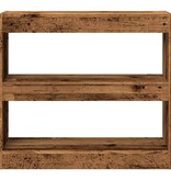 VidaXL Boekenkast/kamerscherm 80x30x72 cm oud houtkleurig
