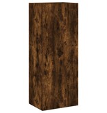 VidaXL Tv-wandmeubel 40,5x30x102 cm bewerkt hout gerookt eikenkleurig