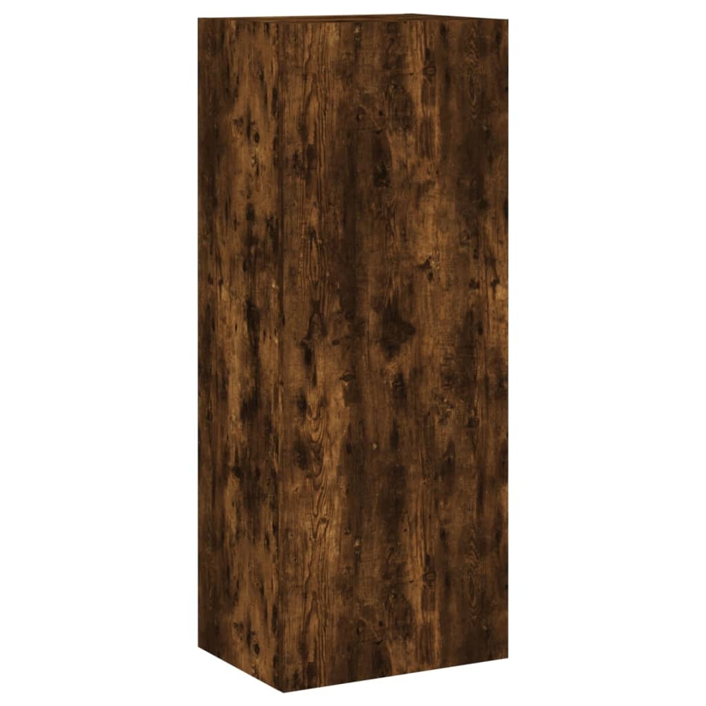 VidaXL Tv-wandmeubel 40,5x30x102 cm bewerkt hout gerookt eikenkleurig