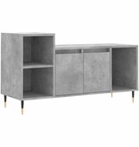 VidaXL Tv-meubel 100x35x55 cm bewerkt hout betongrijs