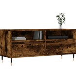 VidaXL Tv-meubel 100x34,5x44,5 cm bewerkt hout gerookt eikenkleurig