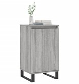 VidaXL Dressoir 40x35x70 cm bewerkt hout grijs sonoma