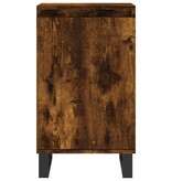 VidaXL Dressoir 40x35x70 cm bewerkt hout gerookt eikenkleurig