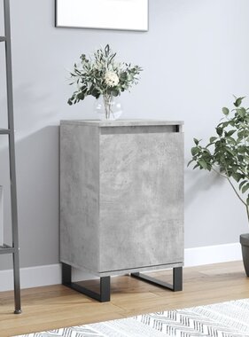 VidaXL Dressoir 40x35x70 cm bewerkt hout betongrijs