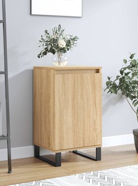 VidaXL Dressoir 40x35x70 cm bewerkt hout sonoma eikenkleurig