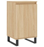 VidaXL Dressoir 40x35x70 cm bewerkt hout sonoma eikenkleurig