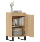 VidaXL Dressoir 40x35x70 cm bewerkt hout sonoma eikenkleurig