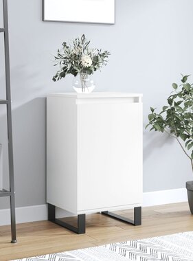 VidaXL Dressoir 40x35x70 cm bewerkt hout wit