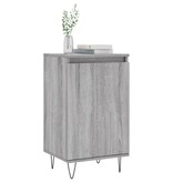 VidaXL Dressoir 40x35x70 cm bewerkt hout grijs sonoma