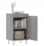 VidaXL Dressoir 40x35x70 cm bewerkt hout grijs sonoma