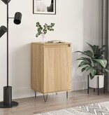 VidaXL Dressoir 40x35x70 cm bewerkt hout sonoma eikenkleurig