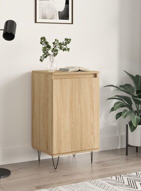 VidaXL Dressoir 40x35x70 cm bewerkt hout sonoma eikenkleurig