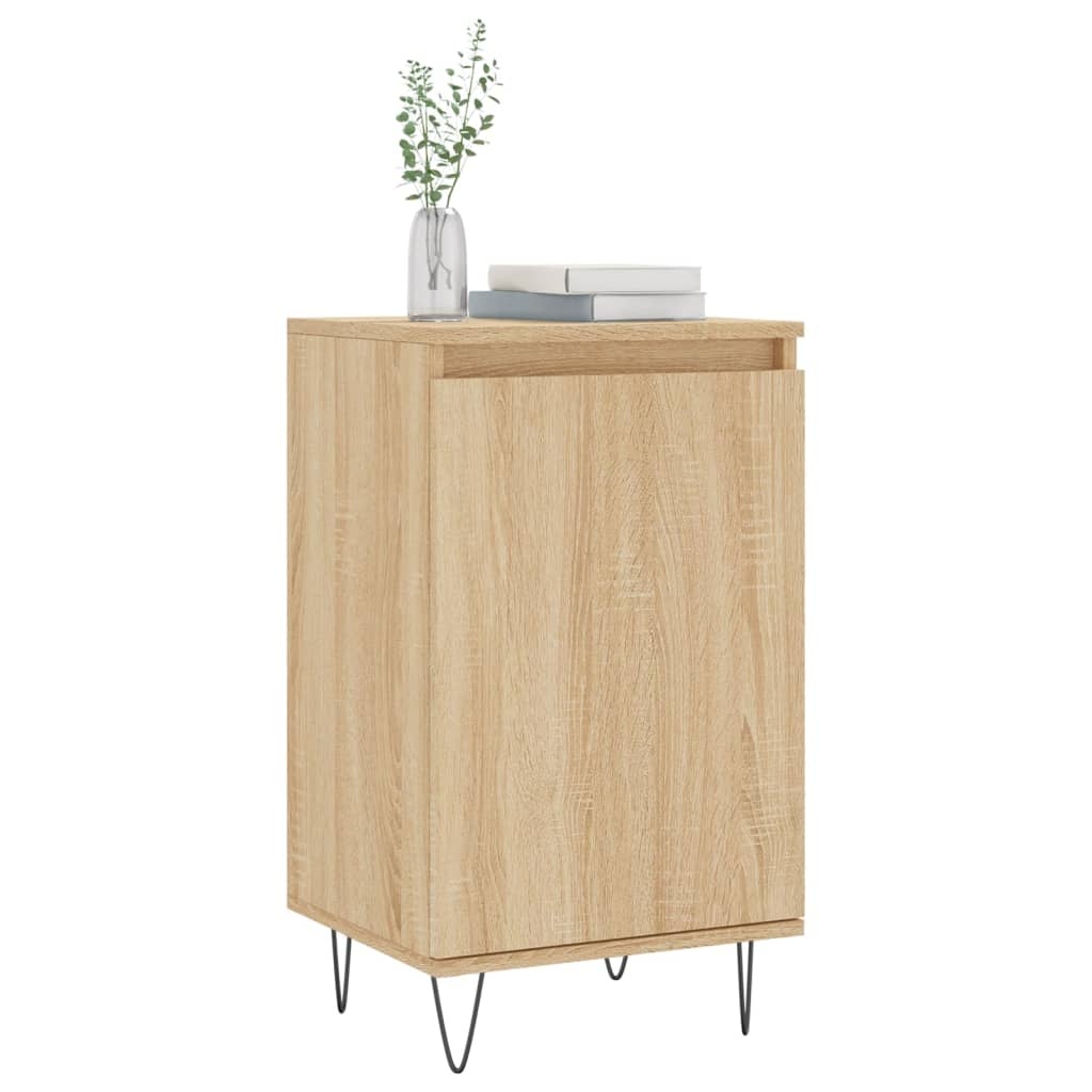 VidaXL Dressoir 40x35x70 cm bewerkt hout sonoma eikenkleurig