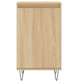 VidaXL Dressoir 40x35x70 cm bewerkt hout sonoma eikenkleurig