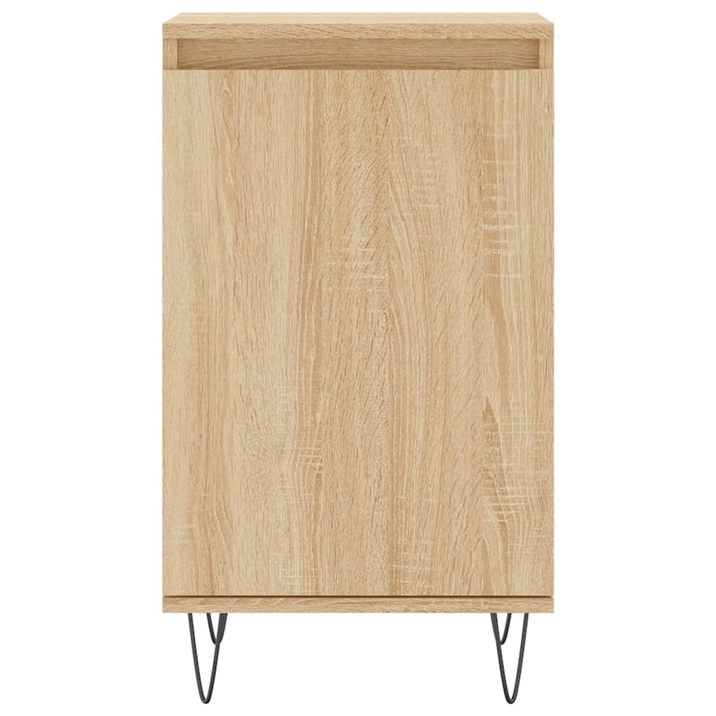 VidaXL Dressoir 40x35x70 cm bewerkt hout sonoma eikenkleurig