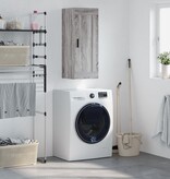VidaXL Wandkast 34,5x34x90 cm bewerkt hout grijs sonoma eikenkleurig