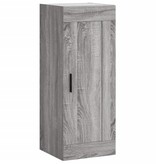 VidaXL Wandkast 34,5x34x90 cm bewerkt hout grijs sonoma eikenkleurig