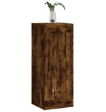 VidaXL Wandkast 34,5x34x90 cm bewerkt hout gerookt eikenkleurig