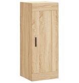 VidaXL Wandkast 34,5x34x90 cm bewerkt hout sonoma eikenkleurig