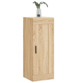VidaXL Wandkast 34,5x34x90 cm bewerkt hout sonoma eikenkleurig