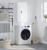 VidaXL Wandkast 34,5x34x90 cm bewerkt hout wit