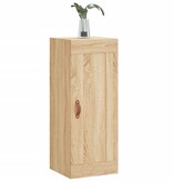 VidaXL Wandkast 34,5x34x90 cm bewerkt hout sonoma eikenkleurig