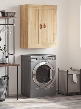 VidaXL Wandkast 69,5x34x90 cm bewerkt hout sonoma eikenkleurig