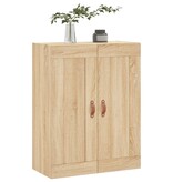 VidaXL Wandkast 69,5x34x90 cm bewerkt hout sonoma eikenkleurig