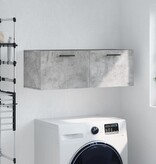 VidaXL Wandkast 100x36,5x35 cm bewerkt hout betongrijs