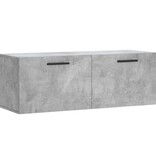 VidaXL Wandkast 100x36,5x35 cm bewerkt hout betongrijs