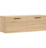 VidaXL Wandkast 100x36,5x35 cm bewerkt hout sonoma eikenkleurig