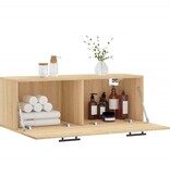 VidaXL Wandkast 100x36,5x35 cm bewerkt hout sonoma eikenkleurig