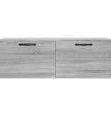 VidaXL Wandkast 100x36,5x35 cm bewerkt hout grijs sonoma eikenkleurig