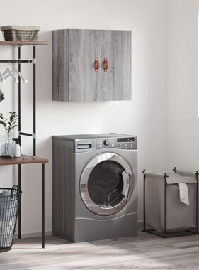 VidaXL Wandkast 60x31x60 cm bewerkt hout grijs sonoma eikenkleurig