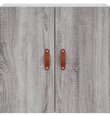 VidaXL Wandkast 60x31x60 cm bewerkt hout grijs sonoma eikenkleurig