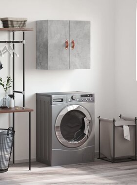 VidaXL Wandkast 60x31x60 cm bewerkt hout betongrijs