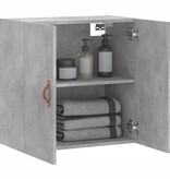 VidaXL Wandkast 60x31x60 cm bewerkt hout betongrijs