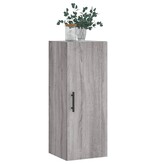 VidaXL Hangkast 34,5x34x90 cm grijs sonoma eikenkleurig
