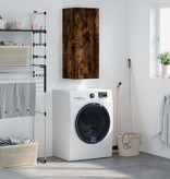 VidaXL Hangkast 34,5x34x90 cm gerookt eikenkleurig