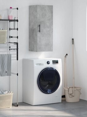 VidaXL Hangkast 34,5x34x90 cm betongrijs